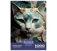 Puzzle Da 1000 Pezzi Per Adolescenti Abstract Cat Gem Kintsugi Puzzle Per Adulti Giochi Divertenti Antistress Regali Per La Riduzione Dello Stress 38x26cm/1000pcs