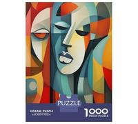 Puzzle Da 1000 Pezzi Per Adolescenti Abstract Cubism Faces Art Puzzle Per Adulti Giocattolo Decorazione Da Parete Vacanza A Casa Ammazzare Il Tempo È Ideale Come Regalo 52x38cm/1000pcs