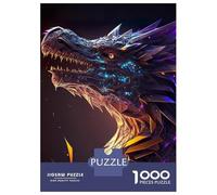 Puzzle Da 1000 Pezzi Per Adolescenti Abstract Dragon Head V2 Puzzle Per Adulti Fai Da Te Giocattoli Sfida Difficile Regali Per Amici E Familiari 70x50cm/1000pcs