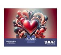 Puzzle Da 1000 Pezzi Per Adolescenti Abstract Heart Artwork Puzzle Per Adulti Giochi Rilassanti Decorazione Per La Casa Offerta Come Regalo Per Tutta La Famiglia 52x38cm/1000pcs
