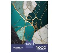 Puzzle Da 1000 Pezzi Per Adolescenti Abstract Jade Kintsugi Puzzle Per Adulti Giocattoli Antistress Vacanza A Casa Passatempo Riduzione Dello Stress Regali 70x50cm/1000pcs