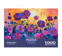 Puzzle Da 1000 Pezzi Per Adolescenti Abstract Poppy Painting Puzzle Per Adulti Gioco Pratico Sfida Difficile Sfida Educativa 52x38cm/1000pcs