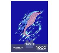 Puzzle Da 1000 Pezzi Per Adolescenti Abstract Wild Whale Puzzle Per Adulti Fai Da Te Giocattoli Sfida Difficile Regali Per Amici E Familiari 70x50cm/1000pcs