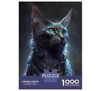 Puzzle Da 1000 Pezzi Per Adolescenti Abyssinian Cat Puzzle Per Adulti Giocattolo Decorazione Da Parete Modello Da Assemblare Ottimo Regalo Per I Giocatori 70x50cm/1000pcs