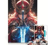 Puzzle da 1000 pezzi per adolescenti "Acciaio e Salvatore" gioco divertente allena la mente e le mani migliora l'amore tra le coppie 38x26cm