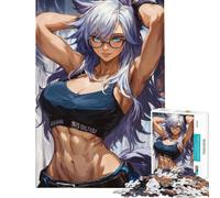 Puzzle da 1000 pezzi per adolescenti adatto a personaggi anime di ragazze volpe gioco rilassante decorazione da parete ideale come regalo per tutta la famiglia (dimensioni 38x52cm)