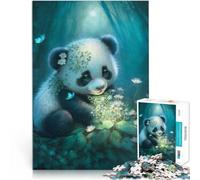 Puzzle da 1000 pezzi per adolescenti Adorabile piccolo orso panda Gioco educativo per famiglie Collezione di artisti, Belle arti 75x50cm