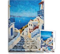 Puzzle da 1000 pezzi per adolescenti Aegean Vista Blues Hand Speed Race Rompicapo Gioco Ottimo regalo per i giochi (dimensioni 38x26cm)
