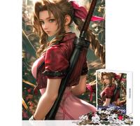 Puzzle da 1000 pezzi per adolescenti Aerith Gainsborough con la spada Buster Decorazione per la casa Giocattoli Ottimo regalo per giochi Gioco pratico Interessante riduzione dello stress 38x26cm