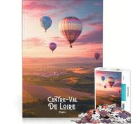 Puzzle da 1000 pezzi per adolescenti, Affiche Centre Val De Loire, gioco rompicapo, taglio di precisione, compleanno e Natale 38x26cm