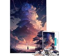 Puzzle da 1000 pezzi per adolescenti "Affrontare la tempesta" giocattolo educativo giochi didattici decorazione murale regalo di compleanno (dimensioni 38x52cm)