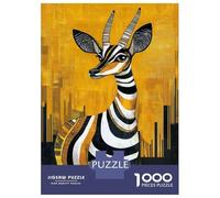 Puzzle Da 1000 Pezzi Per Adolescenti African Antelope Wall Art Print Puzzle Giochi Rilassanti Regali Per Donne Regali Di Natale E Compleanno 52x38cm/1000pcs