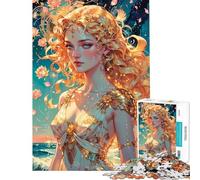 Puzzle da 1000 pezzi per adolescenti Afrodite︰ Dea dell'amore e della bellezza Puzzle per adulti Giocattolo antistress Difficile sfida educativa (Dimensioni 50x75cm)