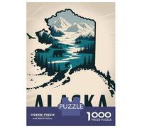 Puzzle Da 1000 Pezzi Per Adolescenti Alaska The Last Frontier Travel Puzzle Per Adolescenti Giochi Rilassanti Migliora La Memoria Regali Per Amici E Familiari 70x50cm/1000pcs