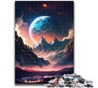 Puzzle da 1000 pezzi per adolescenti Alba del pianeta Paesaggio per età 14+ Gioco a quiz Attività divertenti a casa, regalo di compleanno, regali di viaggio 50x75cm