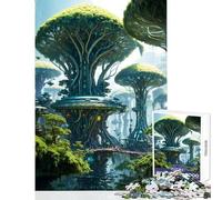 Puzzle da 1000 pezzi per adolescenti alberi del futuro giocattoli per la decorazione della casa ottimo regalo per giochi di famiglia collezione di artisti belle arti dimensioni 50x75cm