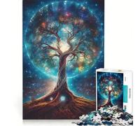 Puzzle da 1000 pezzi per adolescenti, Albero Cosmico della Vita, giocattolo antistress, divertente attività da fare in casa, ideale come regalo 38x26cm
