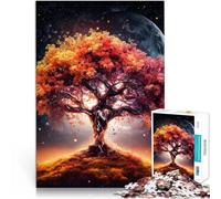 Puzzle da 1000 pezzi per adolescenti Albero Cosmico della Vita Gioco di famiglia antistress sfida difficile Migliorare la memoria 75x50cm