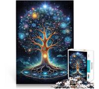 Puzzle da 1000 pezzi per adolescenti Albero Cosmico della Vita Gioco intellettuale giocattolo Migliorare l'amore tra le coppie 52x38cm