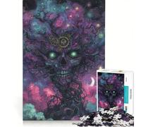 Puzzle da 1000 pezzi per adolescenti, Albero del Teschio Cosmico, Gioco Divertente, Allena la Mente e la Mano, Migliora l'Amore tra le Coppie 50x75cm