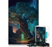 Puzzle da 1000 pezzi per adolescenti, Albero della Vita, con intagli precisi, gioco divertente per allenare la concentrazione e per i momenti di tranquillità, regalo di Natale (38x26cm)
