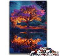 Puzzle da 1000 pezzi per adolescenti Albero della vita Design vivace e unico Esperienza di puzzle rilassante e stimolante 50x75cm