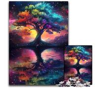 Puzzle da 1000 pezzi per adolescenti Albero della vita Puzzle di cartone Giochi Giocattoli Regalo, Rafforza l'amore tra coppie per età 14+ 26X38CM