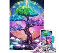 Puzzle da 1000 pezzi per adolescenti Albero di cristallo dei sogni puzzle per adulti giocattolo decorativo da parete migliora la memoria compleanni e occasioni speciali (38x26cm)