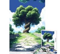 Puzzle da 1000 pezzi per adolescenti albero percorso decorazione per la casa giocattoli fantastici regali e giocattoli gioco impossibile difficile e impegnativo (dimensioni 38x26cm)