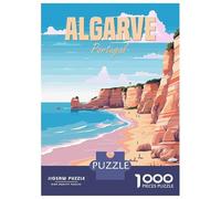 Puzzle Da 1000 Pezzi Per Adolescenti Algarve Portugal Puzzle Gioco Per Famiglie Regali Per Donne Divertimento A Casa Attività, 70x50cm/1000pcs