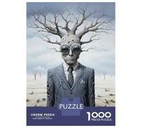 Puzzle Da 1000 Pezzi Per Adolescenti Alien in Suit with Tree Head Puzzle Per Adolescenti Giochi Rilassanti Migliora La Memoria Regali Per Amici E Familiari 70x50cm/1000pcs