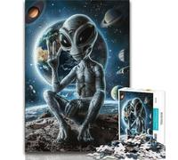 Puzzle da 1000 pezzi per adolescenti Alieni dallo spazio 1000 pezzi per adulti, design vivace e unico, esperienza di gioco rilassante e stimolante (dimensioni 75x50cm)