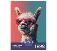 Puzzle Da 1000 Pezzi Per Adolescenti Alpaca Llama Art Puzzle Per Adulti Giochi Rilassanti Taglio Di Precisione Regali Unici Per Compleanni E Occasioni Speciali 38x26cm/1000pcs