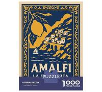 Puzzle Da 1000 Pezzi Per Adolescenti Amalfi Coast Travel Poster Puzzle Per Adolescenti Giocattoli Fai Da Te Corsa Di Velocità Manuale Regali Unici Per Compleanno E Natale 70x50cm/1000pcs