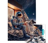 Puzzle da 1000 pezzi per adolescenti amanti dei libri di puzzle astronauti Marte giochi per adulti rilassanti che migliorano la memoria difficili e stimolanti (dimensioni 38x26cm)