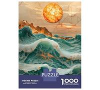 Puzzle Da 1000 Pezzi Per Adolescenti Amber Ocean Sunset Puzzle Per Adulti Gioco Rompicapo Difficile Divertente Attività A Casa 38x26cm/1000pcs