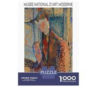 Puzzle Da 1000 Pezzi Per Adolescenti Amedeo Modigliani Portrait Painting Puzzle Per Adulti Giochi Divertenti Regali Per Donne Regali Unici Di Compleanno E Natale 38x26cm/1000pcs