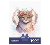 Puzzle Da 1000 Pezzi Per Adolescenti American Curl Cat Breed Puzzle Per Adulti Gioco Per Famiglie Antistress Regali Di Compleanno E Unici 38x26cm/1000pcs