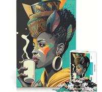 Puzzle da 1000 pezzi per adolescenti Amiamo il caffè Giochi rilassanti Una sfida da completare per rafforzare l'amore tra le coppie 38x52cm
