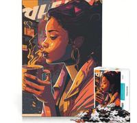 Puzzle da 1000 pezzi per adolescenti Amiamo il caffè Giochi rilassanti Una sfida da completare per rafforzare l'amore tra le coppie 50x75cm