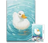 Puzzle da 1000 pezzi per adolescenti Anatroccolo in acqua Giochi educativi ma divertenti e divertenti Regalo per compleanni Dimensioni 50x75cm