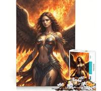 Puzzle da 1000 pezzi per adolescenti "Angelo caduto ribelle", gioco educativo, attività divertenti da fare in casa, per rafforzare l'amore tra le coppie 50x75cm