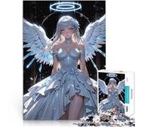 Puzzle da 1000 pezzi per adolescenti Angelo con ali bianche Allena il tuo cervello e le tue mani perché è ideale come regalo per tutta la famiglia 38x26cm