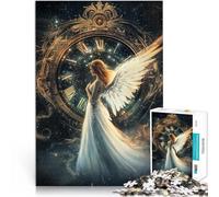 Puzzle da 1000 pezzi per adolescenti angelo del tempo Difficile da completare ma divertente e umoristico Gioco educativo per compleanno e Natale 75x50cm