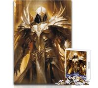 Puzzle da 1000 pezzi per adolescenti, Angelo della luce, divertimento in famiglia e serata di giochi, sfida difficile, ottimo regalo, dimensioni 38x52cm