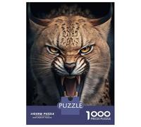 Puzzle Da 1000 Pezzi Per Adolescenti Angry Lynx Puzzle Per Adulti Giochi Rilassanti Corsa Di Velocità Manuale Offerta Come Regalo Per Tutta La Famiglia 52x38cm/1000pcs