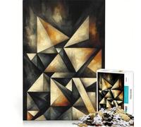 Puzzle da 1000 pezzi per adolescenti "Angular Shadows Dance", giochi per famiglie, impegnativo da completare, regalo per amici e parenti 50x75cm