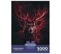 Puzzle Da 1000 Pezzi Per Adolescenti Animal Majestic Deer Puzzle Per Adolescenti Giocattoli Antistress Regalo Di Compleanno, Natale 38x26cm/1000pcs