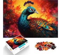 Puzzle da 1000 pezzi per adolescenti Animali astratti Uccelli Giocattolo educativo antistress Decorazioni e regali unici per la casa 38x26cm