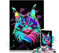 Puzzle da 1000 pezzi per adolescenti Animali Felini 33 Giocattolo educativo intellettuale decomprimente è ideale come regalo per tutta la famiglia 75x50cm